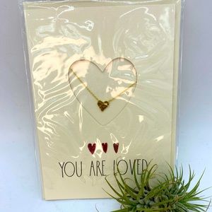 Rae Dunn Necklace in Card